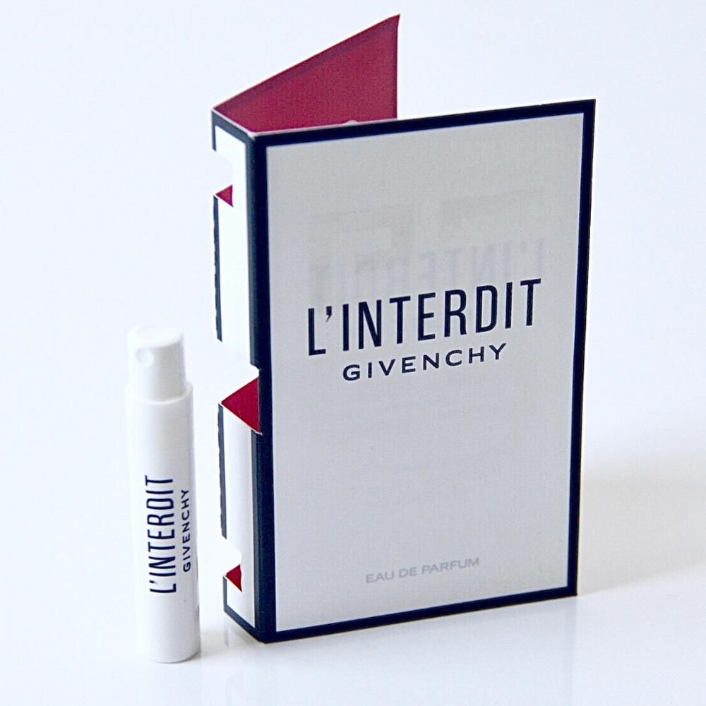 ❤️ 4 for $25 Givenchy L’INTERDIT Mini Travel Vial New on Card